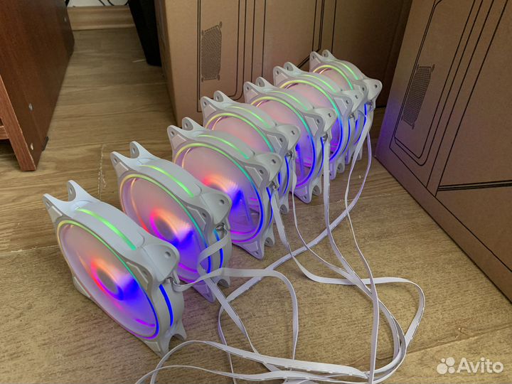 Комплект argb ветиляторов с пультом