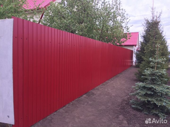 Установим забор