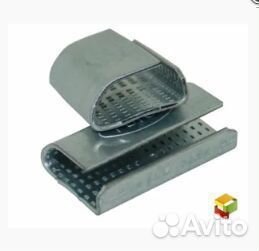 Скрепа для ленты 12-13 мм, оцинкованная, 1000 шт