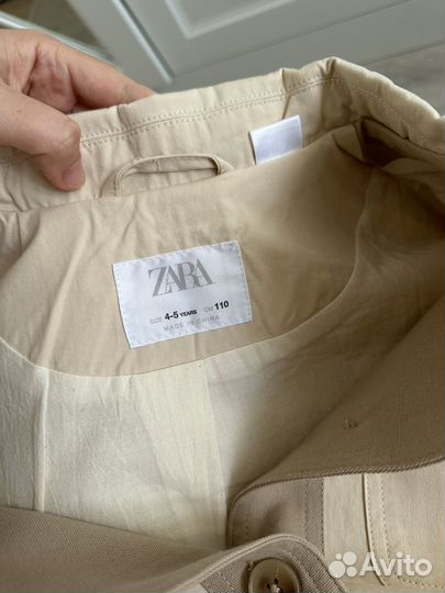 Рубашка жакет 110 Zara