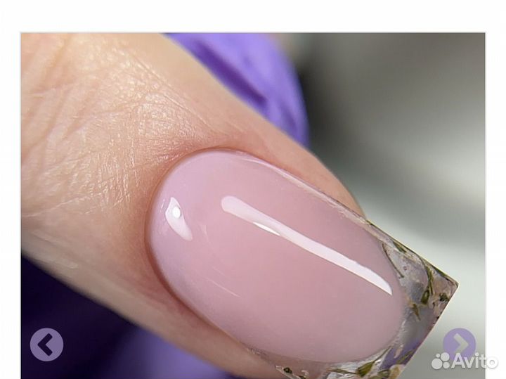 Гель для ногтей с сухоцветами