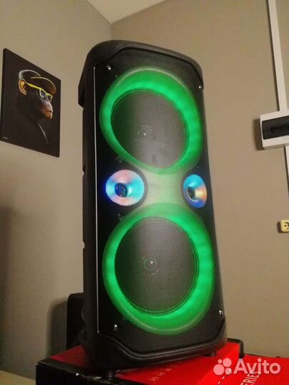 Большая беспроводная портативная колонка мощный зв