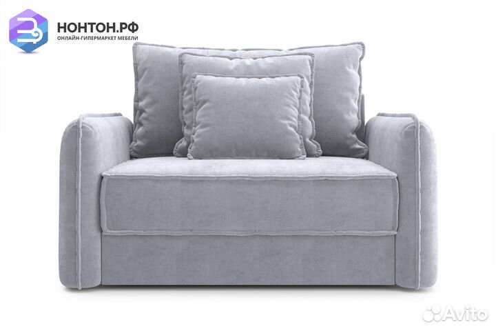 Кресло тик-так Антей серое