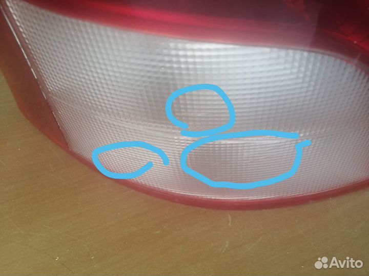 Фонарь задний левый toyota yaris 2006- 193155L