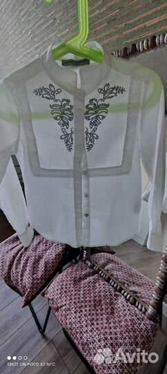 Блузка белая для девочек оригинал Ermino Schervino