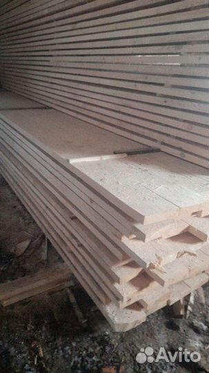 Доска обрезная 25х100х6000 мм Ель