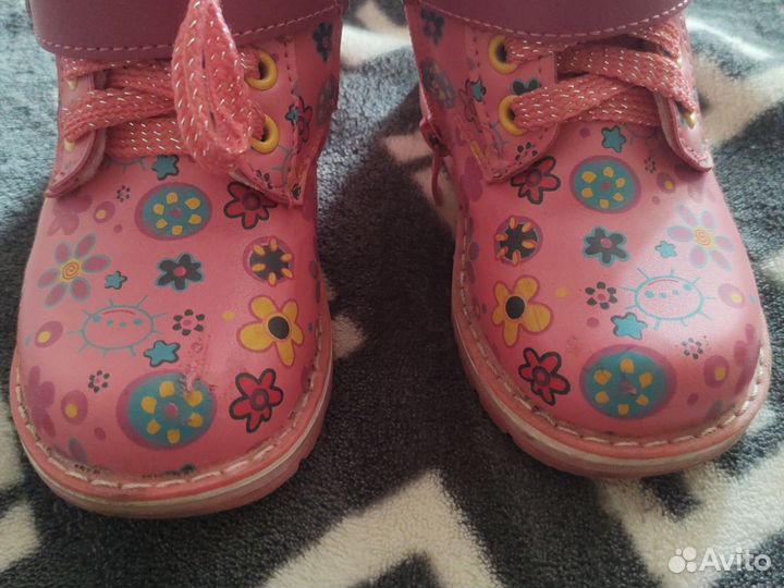 Ботинки зимние для девочки 24 размер