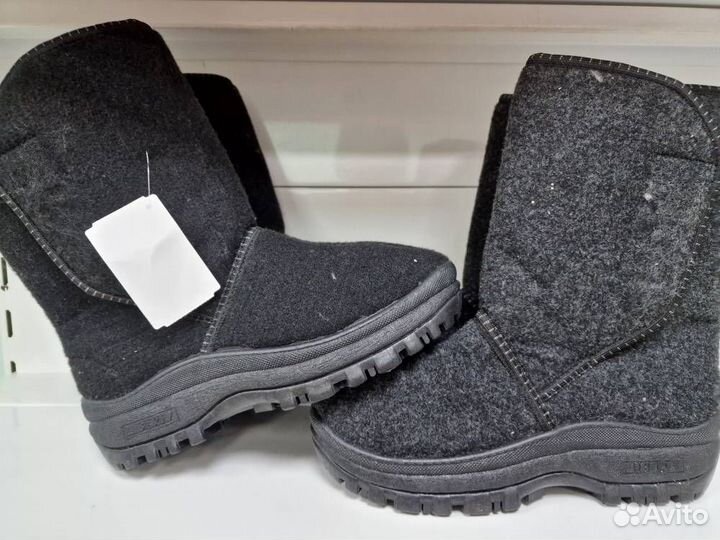 Валенки мужские на резиновой подошве