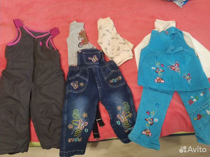 Вещи пакетом на девочку 1 год