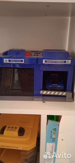 Гараж парковка с рацией,звуком и светом