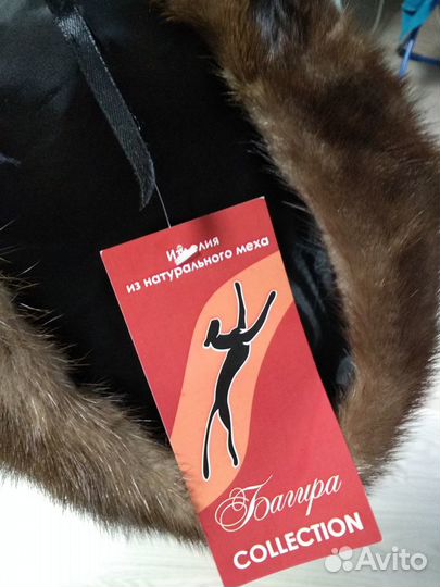 Новый мягкий норковый берет