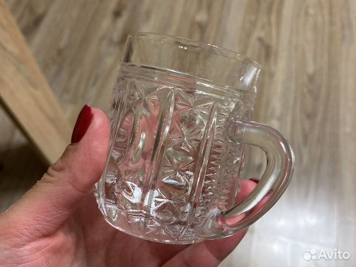 Кружка рюмка хрусталь раритет