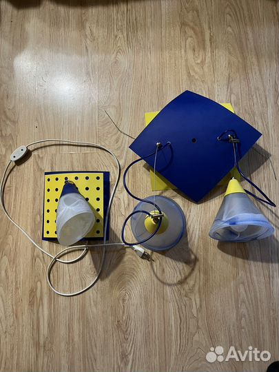 Люстра и ночник в детскую комнату