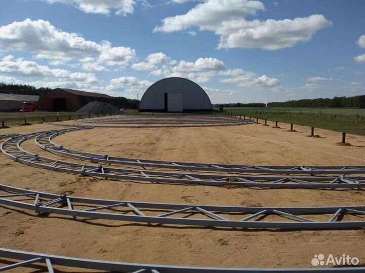 Ангар под ключ от производителя (16х40)