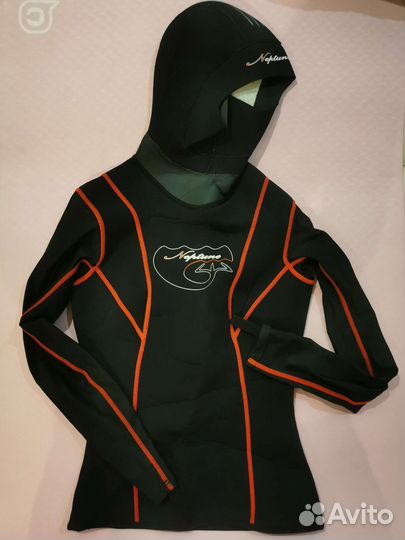 Поддевка под гидрокостюм с капюшоном женская