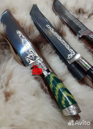 Узбекский нож - Пчак. Белый цветок