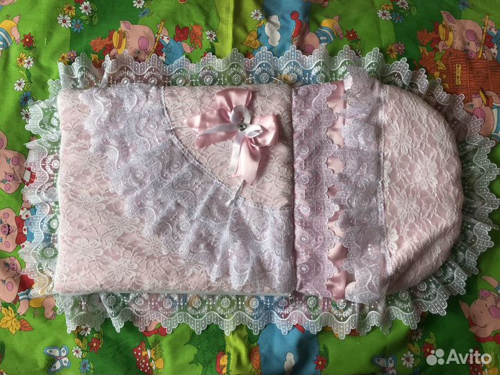 Конверт на выписку для девочки