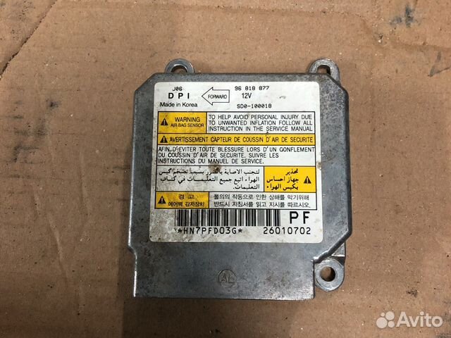 Chevrolet lacetti блок airbag SRS