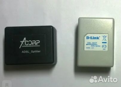 Adsl сплиттеры