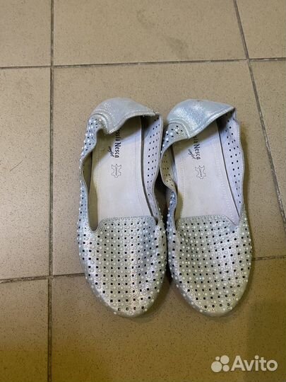 Бирюзовые балетки Alessio Nesca comfort