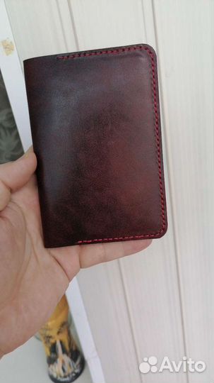 Обложка на паспорт натуральная кожа