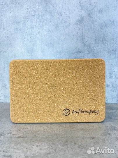 Блок для йоги пробковый Profitcompany