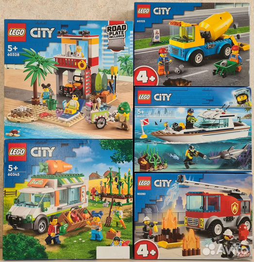 Новое Lego City, Marvel. Много, оригинал