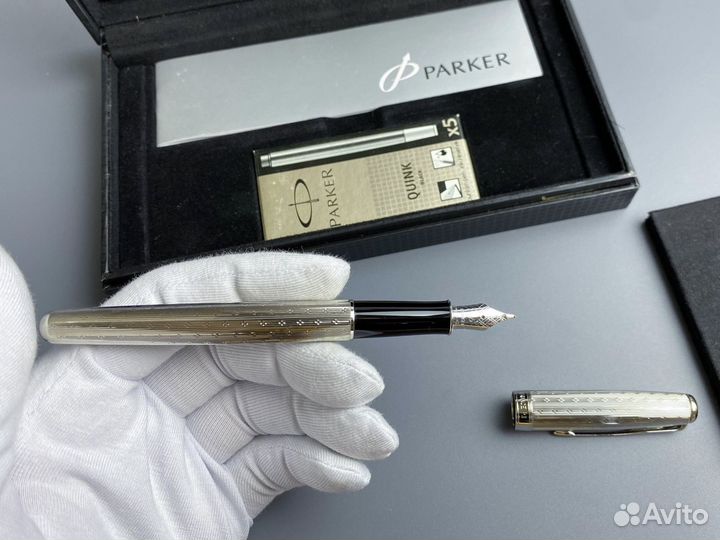 Перьевая ручка Parker Sonnet Chiselled F532