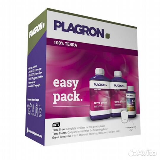 Удобрение. Набор plagron Easy Pack 100% Terra