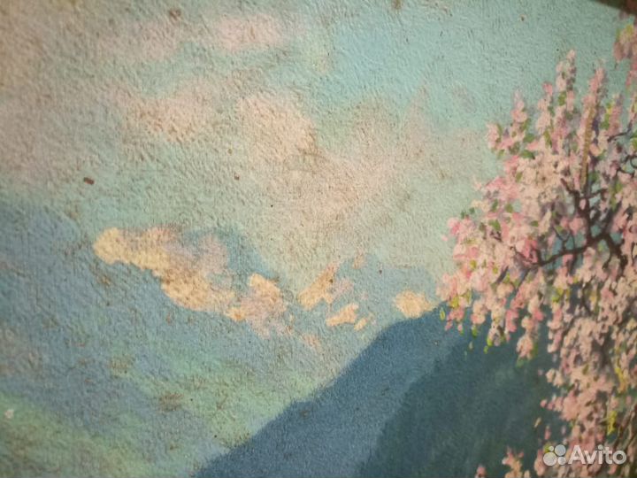 Старинная картина Природа Германия