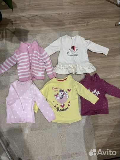 Большой пакет вещей для девочки