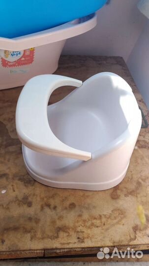 Детская ванна для купания, сидение, горка, круг