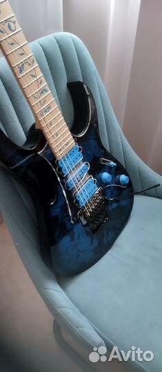 Ibanez premium JEM77P-BFP blue floral pattern