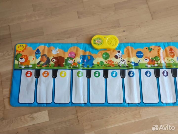 Музыкальный коврик пианино