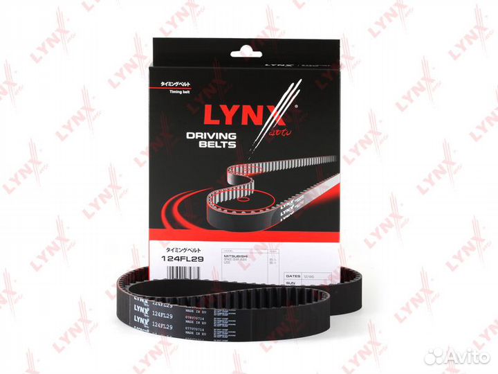 Ремень грм mitsubishi L200 2.4 96- /space gear 2.4 95-00 (124x29)