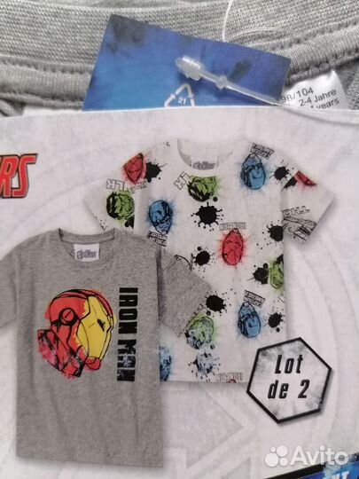 Футболки на мальчика 98-104 рост Lupilu