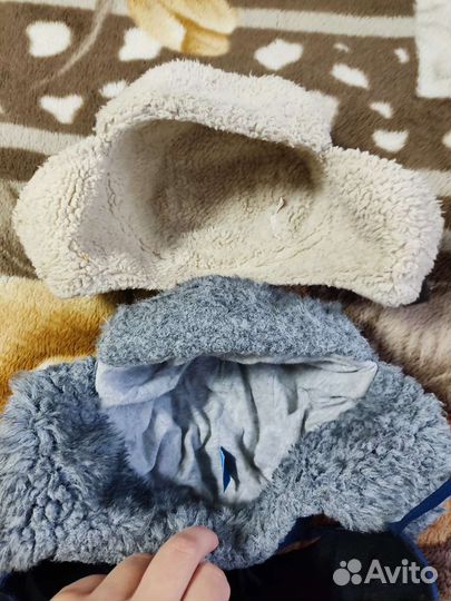 Зимняя шапка- ушанка для мальчика 2-5 лет