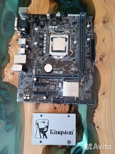 Материнская плата asus H110M-K не стартует