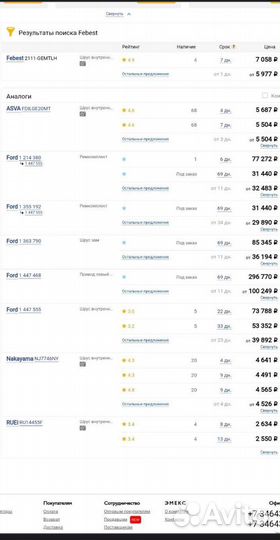 Шрус внутренний левый на Мондео мк3