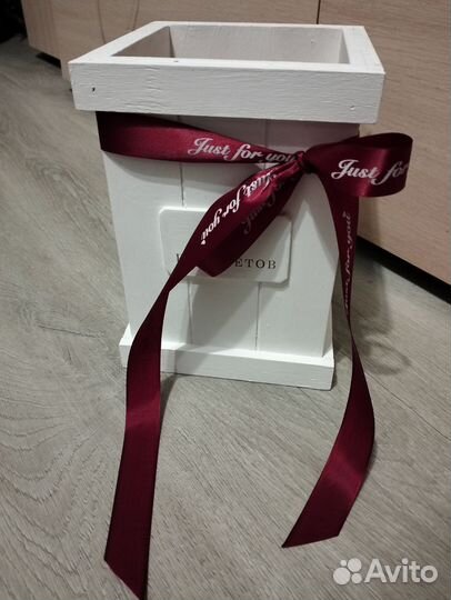 Коробка подарочная деревянная