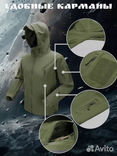 Тактический костюм softshell цвет Олива