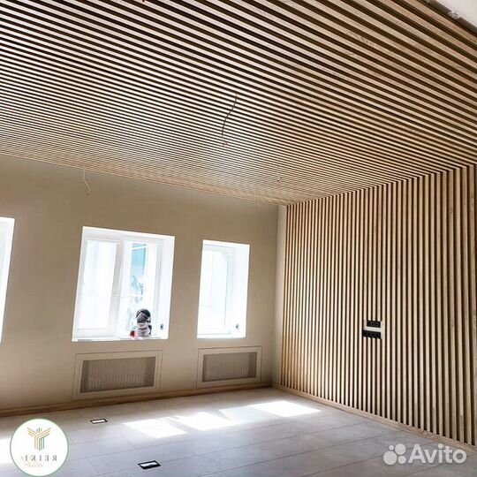 Декоративные рейки на стену