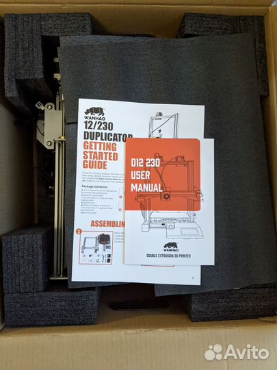 3D принтер Wanhao Duplicator D12/230 2 экструдера