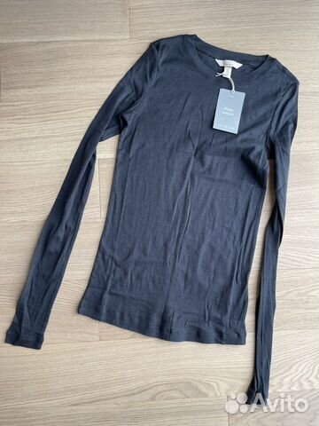 Лонгслив H&M premium pima cotton p.S