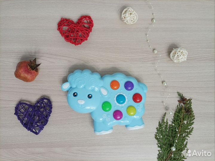 Игрушка музыкальная Овечка – Веселушки Азбукварик