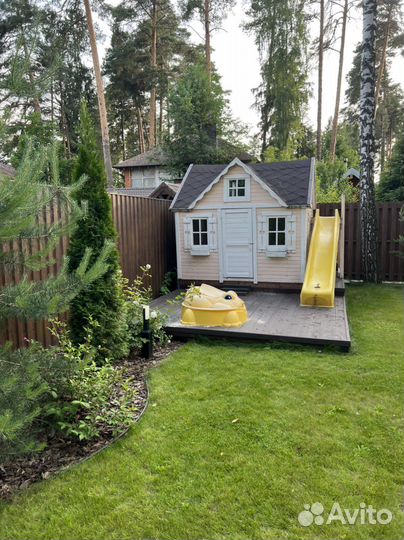 Детский игровой двухэтажный домик уличный