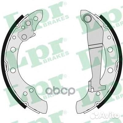 Колодки торм. барабанные 04100 Lpr