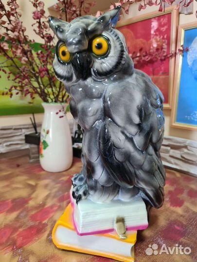 Сова-копилка керамическая