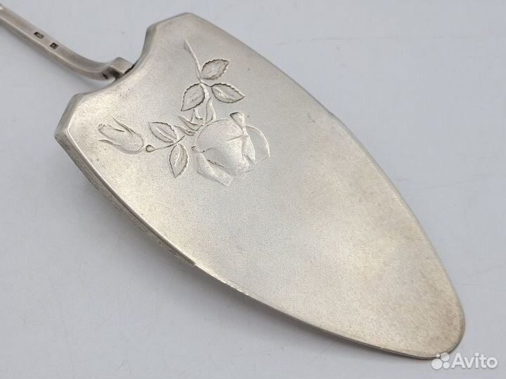 Лопатка для торта серебро 916 Свадебная 73,8 гр
