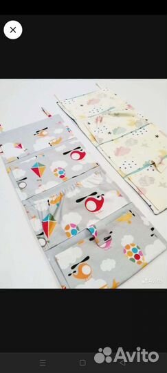 Органайзер кармашки для детского сада на шкафчик